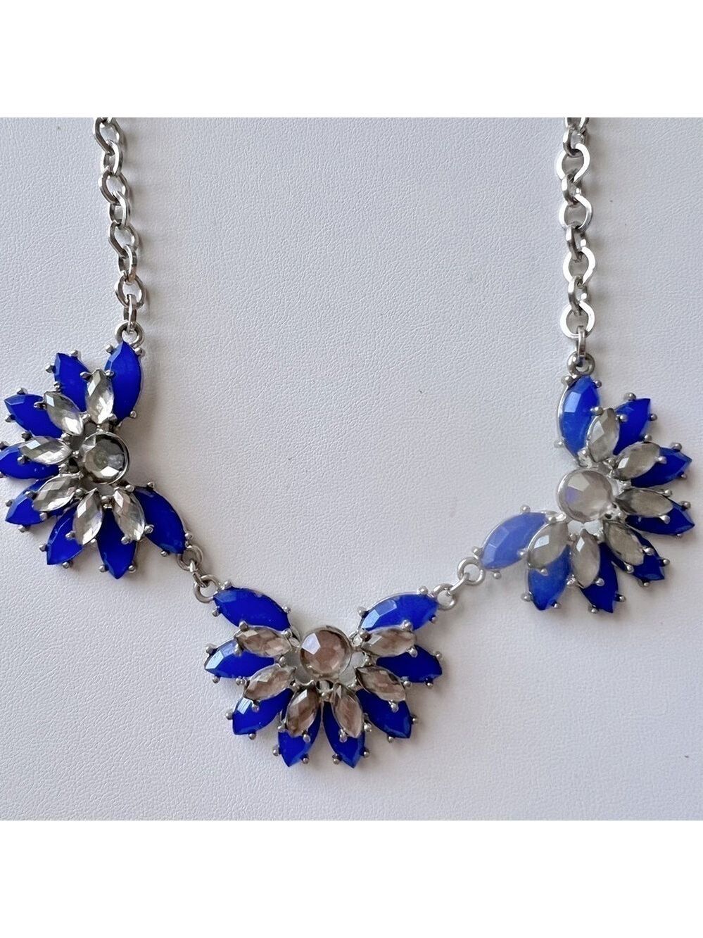 Vintage Art Deco Crystal Necklace Adjustable Chain